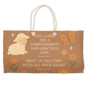 Inspirational - Trust In The Lord Weekender Totes